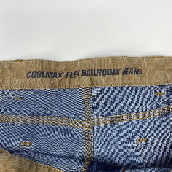 Duluth Trading Co Coolmax Flex Ballroom Jeans Relaxed Fit Mens 48 x 30 Dark Wash - Picture 4 of 6